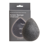 Спонж из конжака для чистки лица с углем Purable Konjac Sponge - Charcoal